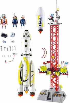 9488 PLAYMOBIL Mars-raket met lanceerplatform
