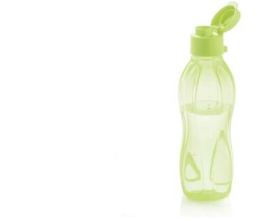 21170 Tupperware Ecofles 310ml Limegroen Sportdop  