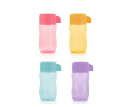 21156 Tupperware Eco Mini Flesjes Set(4) 90 ml  