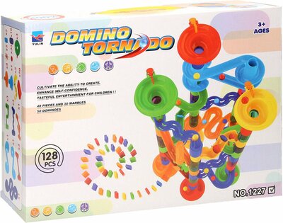 48485 Domino Tornado Knikkerbaan 128dlg