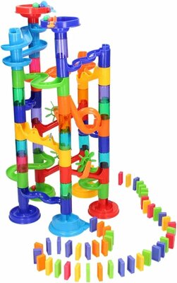 48485 Domino Tornado Knikkerbaan 128dlg