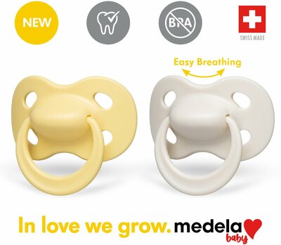 76640 Medela Baby Fopspeen Original 6-18m Unisex Pastel Duo  