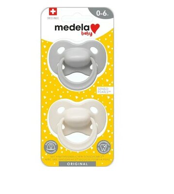 76497 Medela Baby Fopspeen Origin. 0-6m Unisex Pastel Duo  