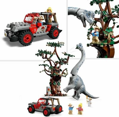 76960 LEGO Jurassic Park Brachiosaurus ontdekking