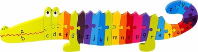 25628 Orange Tree Toys Krokodil Puzzel Alfabet