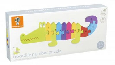 40284 Orange Tree Toys Krokodil Puzzel Cijfers