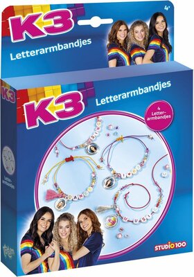 30554 K3 Letterarmbandjes 4 stuks