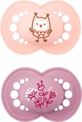 09231 MAM Original Elements Siliconen Fopspeen 6-16 maanden 2 stuks