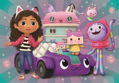 48025 Clementoni Gabby's Dollhouse Puzzel 2x20 Stukjes 