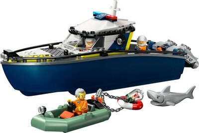 60456 LEGO City Achtervolging met Politieboot