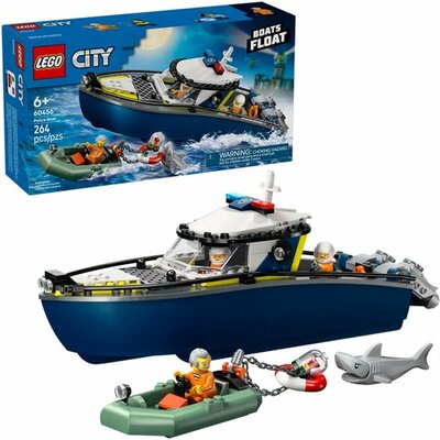 60456 LEGO City Achtervolging met Politieboot