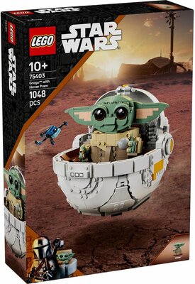 75403 LEGO Star Wars: The Mandalorian Grogu met zweefkinderwagen