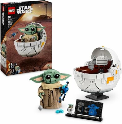 75403 LEGO Star Wars: The Mandalorian Grogu met zweefkinderwagen