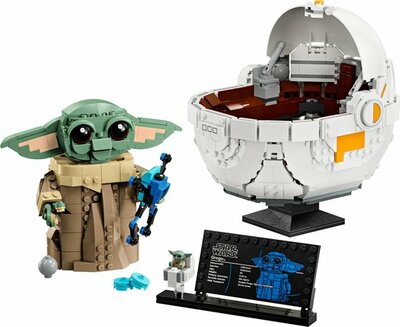 75403 LEGO Star Wars: The Mandalorian Grogu met zweefkinderwagen
