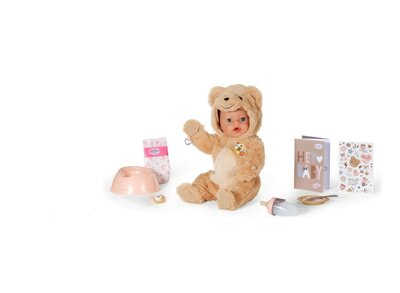 Zapf BABY Born Pop Emma met Beren Onesie 43 cm   