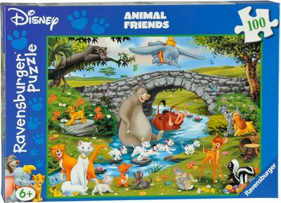 109470 Ravensburger Puzzel Disney Familie Animal Friends 100 XXL stukjes