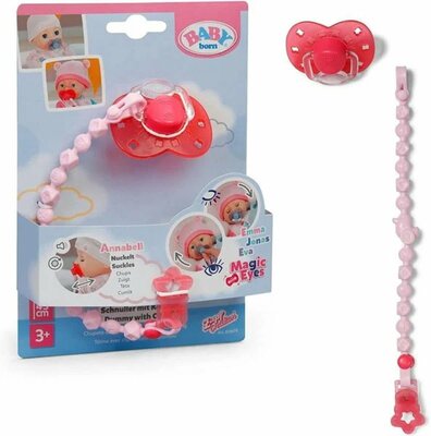 38679 BABY born Magisch speentje met clip Roze