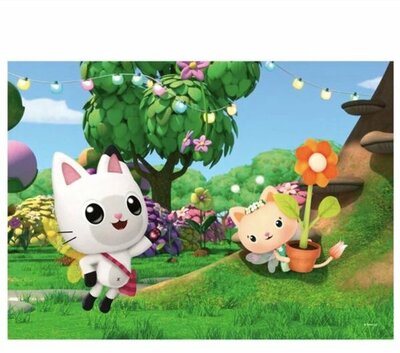 95991 Gabby's Dollhouse 4 in 1 Puzzel 12+16+20+24 stukjes