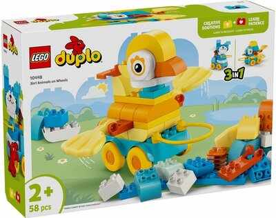 10448 LEGO DUPLO 3-in-1 Dieren op Wielen