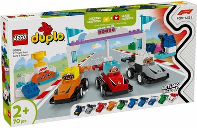 10445 LEGO DUPLO Stad F1® team racewagens en coureurs