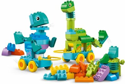 10451 LEGO DUPLO Stad 3-in-1 Dinosaurussen op Wielen