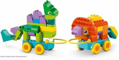 10451 LEGO DUPLO Stad 3-in-1 Dinosaurussen op Wielen