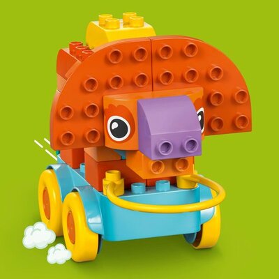 10451 LEGO DUPLO Stad 3-in-1 Dinosaurussen op Wielen