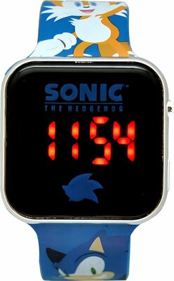 564454 Sonic Led Horloge - Blauw