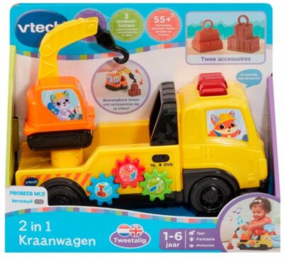 784422 Vtech 2-in-1 kraanwagen