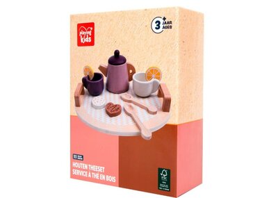 56564 Playing Kids Houten Theeset