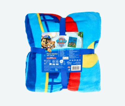 41567 Paw Patrol Fleeceplaid  130×160 cm  Superzacht Polar Fleece Deken   