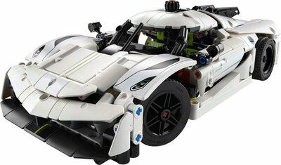 42184 LEGO Technic Koenigsegg Jesko Absolut witte hypercar
