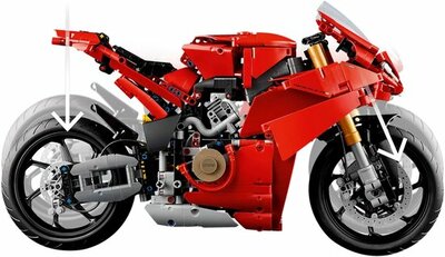 42202 LEGO Technic Ducati Panigale V4 S motor