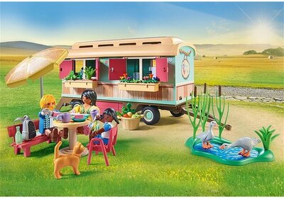 71441 PLAYMOBIL Country Gezellig woonwagencafé
