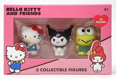 90673 Hello Kitty 3 Collectible Figures (45mm)