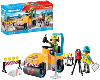 71751 PLAYMOBIL Action Heroes Wegenbouw
