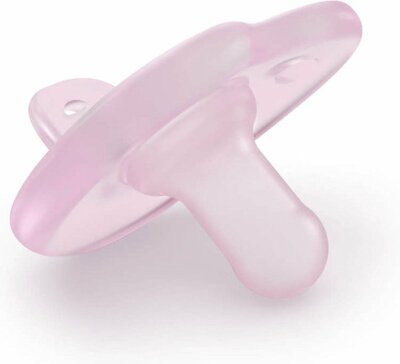 63875 Philips Avent Soothie Fopspeen 0-6 Mnd 2 stuks Roze/Donkerroze 