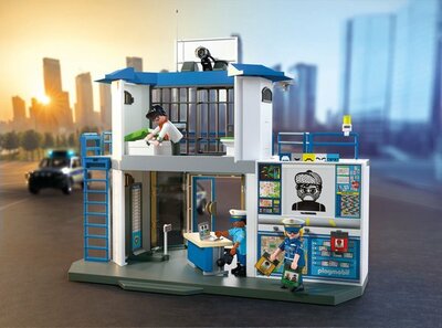 71874 PLAYMOBIL Action Heroes: Politiebureau met Onderzoekskamer
