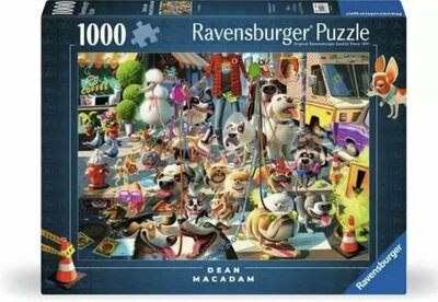 08767 Ravensburger Puzzel Dog Walker 1000 stukjes