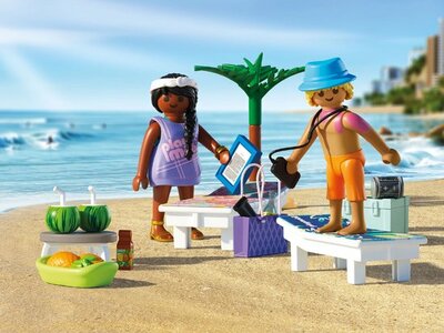 71908 Playmobil My Life Stranduitje met koppel