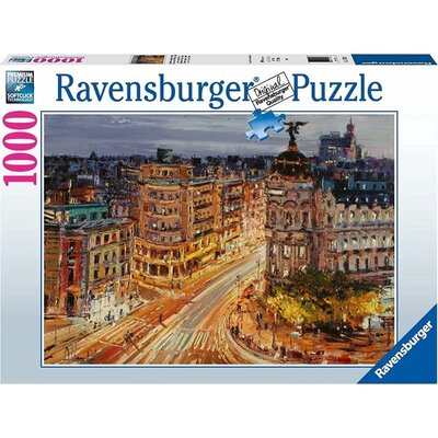 006091 Ravensburger Puzzel Gran Via Madrid 1000 stukjes