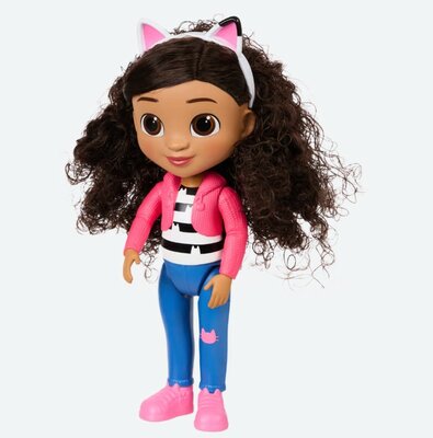 58705 Gabby's Dollhouse Gabby Girl Pop 32cm met Kattenoortjes
