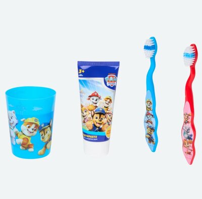 15168 Paw Patrol Gevuld Tandpasta Reistasje 5-delig