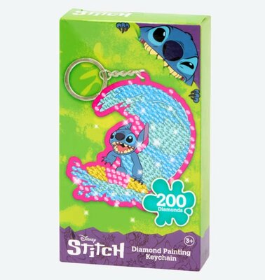 33382 Disney Stitch Sleutelhanger Diamond Painting