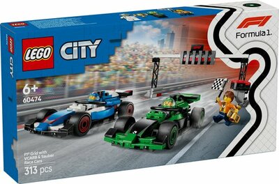 60474 LEGO City F1 grid met VCARB en Sauber