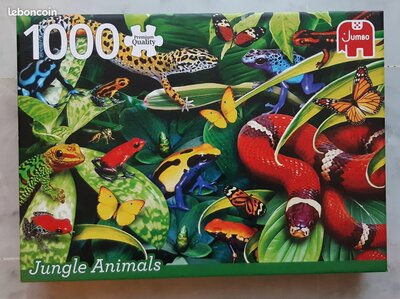 05140 Jumbo Puzzel Jungle Animals 1000 stukjes