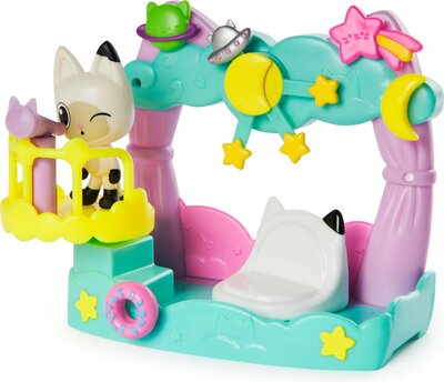 39469 Gabby's Poppenhuis  Pandy Paws-speelset met Sterrenwachtbalkon  8-delig