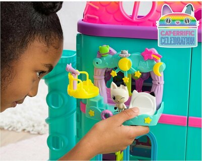 39469 Gabby's Poppenhuis  Pandy Paws-speelset met Sterrenwachtbalkon  8-delig