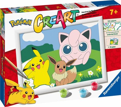 235711 Ravensburger CreArt Pokémon Schilderen op nummer voor kinderen
