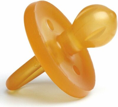 041423 Suavinex Rond Geel 0-6m Latex Fopspeen